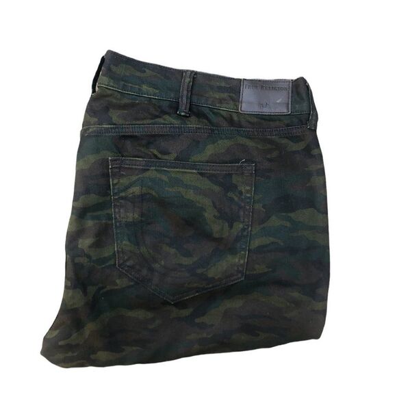 Rare true religion jeans size 44 ROCCO relaxed skinny camo - Picture 7 of 16